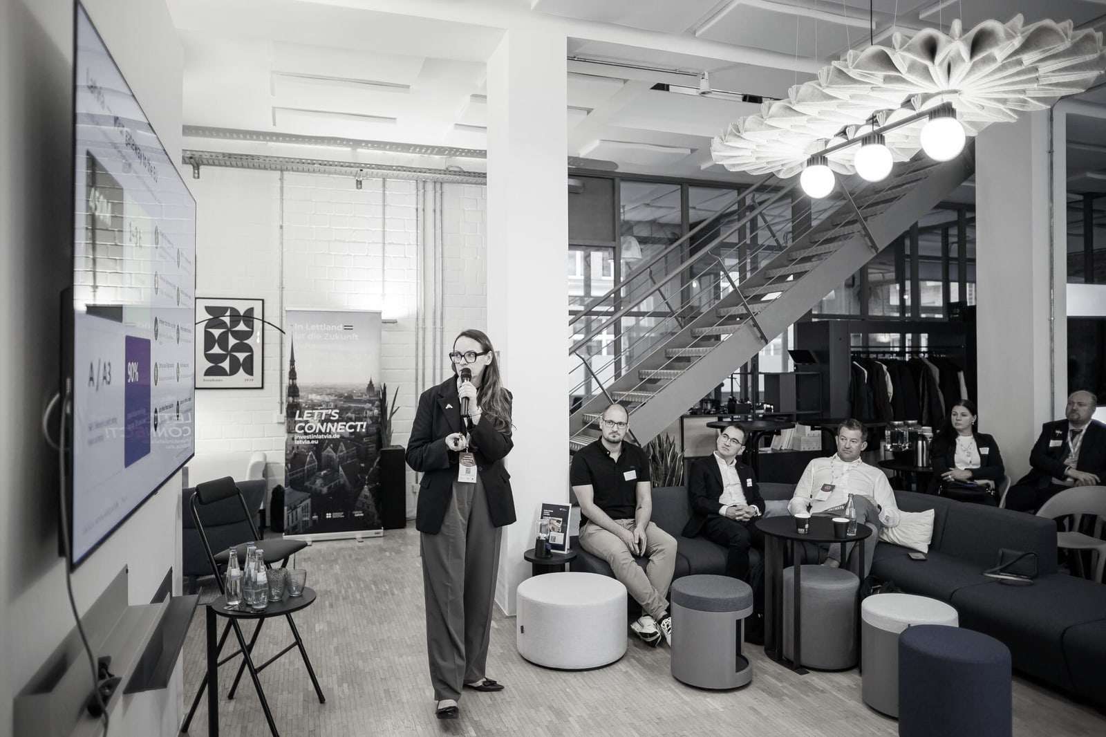 A previous Fintech Latvia Association event
