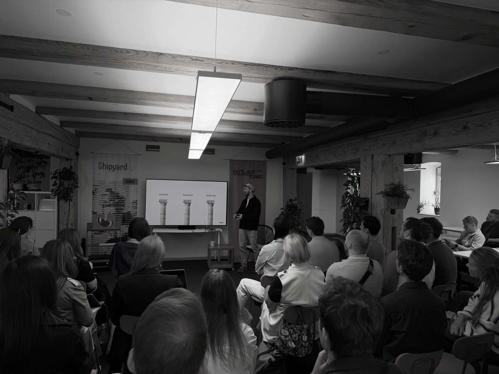 A previous Fintech Latvia Association event